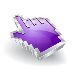 3d Glossy Vector Hand Icon N3