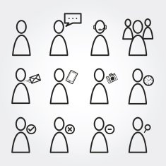 User and people icons N2