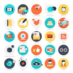 Social Media Icons N145