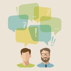 Social vector icons with conversation options N2