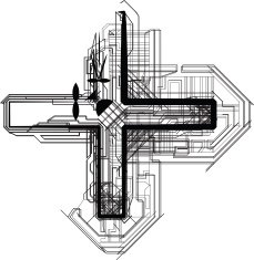 technological font symbol N26