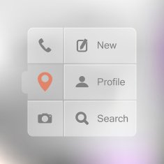 Smart phone application icon set N4