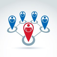 Social network vector illustration leadership and teamwork sign