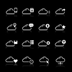 White Icons Set N40