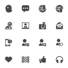 Social Media Icons N155