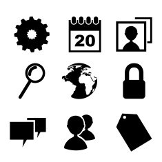 Social Media Icons N158