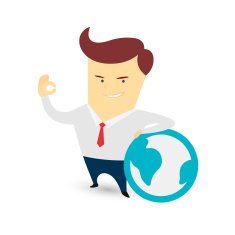Businessman global