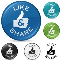 Like And Share Icon N2