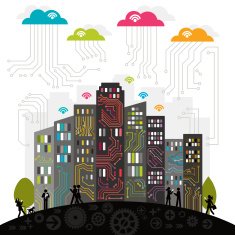 Dynamic Circuit Board City