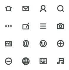 Social Media Icons N161