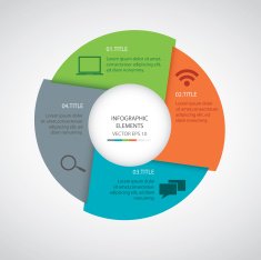 Modern Infographics circle N8