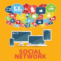 Social media concept N71