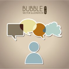 bubbles communication icons N2