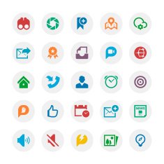 Social Media Icon Set N47