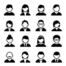 User icons set 1 N2
