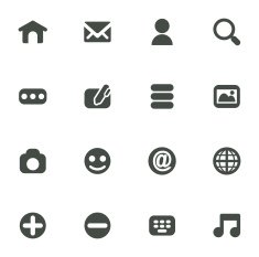 Social Media Icons N165