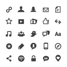 Social Media Icons - Smart Series N2