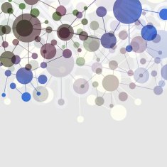 Connections - Colorful Molecular Global Business Network Design N5