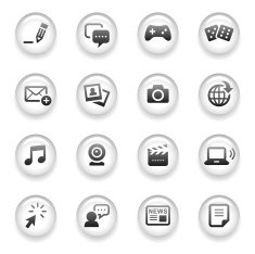Button Icons Set N7