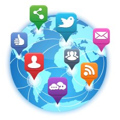 Social Media & Blogging - Around the World