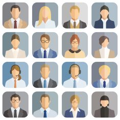 Business People Icons N20