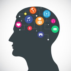 Head of Communication and Media Flat Icons N2