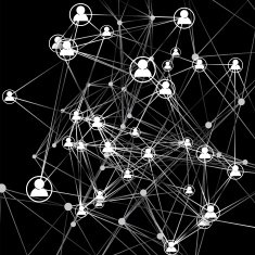 Abstract communication background N2