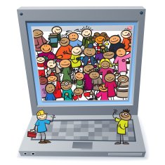 e-people on laptop N2