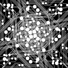 abstract black and white technology line pattern background N3