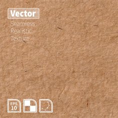 Vector seamless brown rice paper photo texture