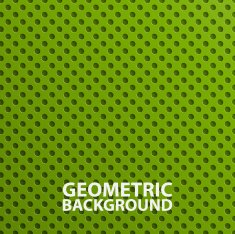 Creative 3D abstract green geometric background