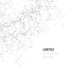 Abstract mesh background with circles lines and shapes N4