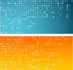 Squares technology banners N7
