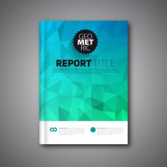 Modern abstract brochure or book N4