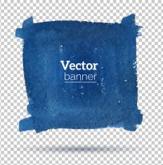 Hand drawn watercolor banner