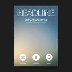 Flyer or Cover Design Background Template for Your Business