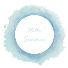 Circle banners Vector illustration blue white light color Vinta N2