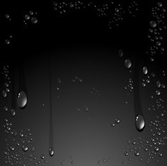 Vector of water drops background