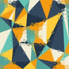 Abstract graphic background of polygon triangle shapes