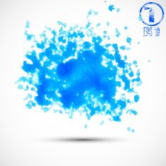 Vector illustration EPS10 Colorful watercolor splashes