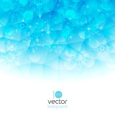 Merry Christmas greeting card with snowflakes N3