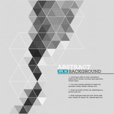 Abstract template background with triangle shapes N5