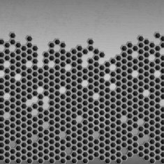 Hexagon metal background N2
