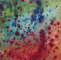 Background with multiple colors and splattered paint