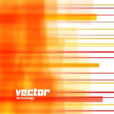 Vector background with orange blurred lines