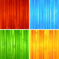Four Christmas striped backgrounds