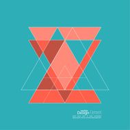 Abstract background with triangles N11