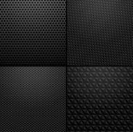 Carbon and Metallic texture - background illustration