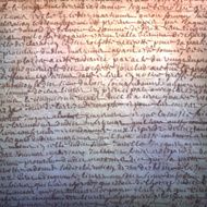 Antique letter N3
