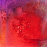 Hand painted bright background with watercolors and ink